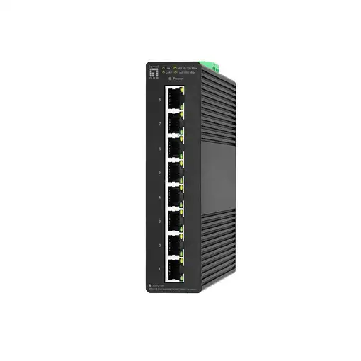 LevelOne IGS-2108 switch Gestionado L2 Gigabit Ethernet (10/100/1000) Negro