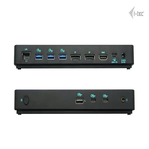 i-tec USB-C Triple Display Docking Station Gen 2 Pro + Power Delivery 100W