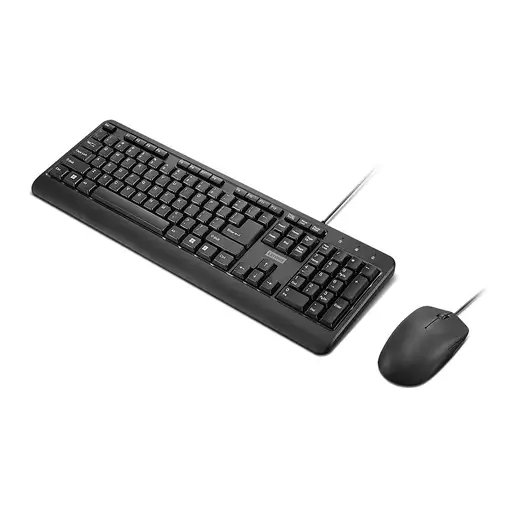 Lenovo 160 teclado Ratón incluido Hogar / Oficina USB Inglés de EE. UU. Negro