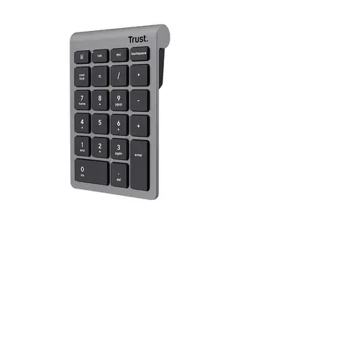 Trust Xalas teclado numérico Portátil/PC RF inalámbrico Plata