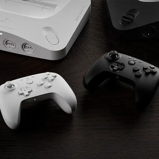 8Bitdo 64 Bluetooth Negro Bluetooth/USB Gamepad Analógico Android, Nintendo Switch