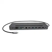 i-tec Metal USB-C Ergonomic 4K 3x Display Docking Station with Power Delivery 85 W