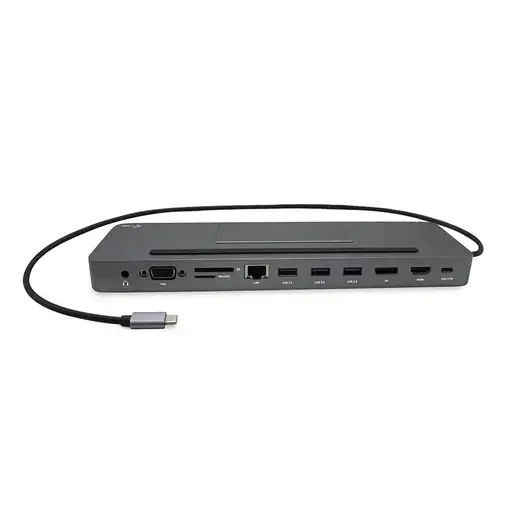 i-tec Metal USB-C Ergonomic 4K 3x Display Docking Station with Power Delivery 85 W