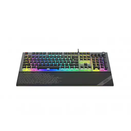 iBox AURORA K-5 teclado Juego USB QWERTY Inglés Negro