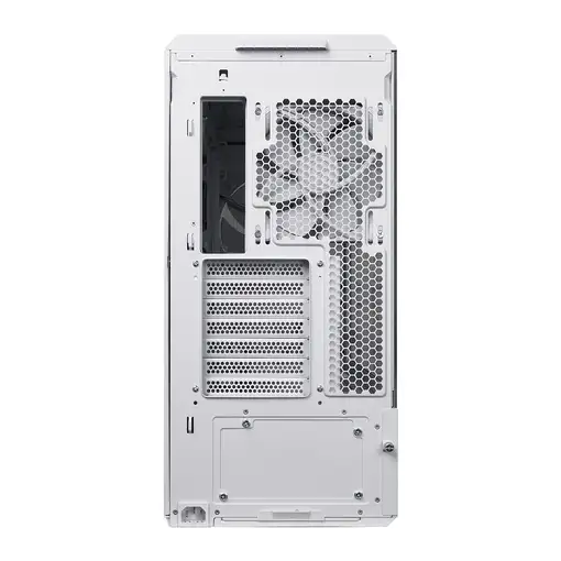Lian Li Lancool LAN217W carcasa de ordenador Midi Tower Blanco, Madera