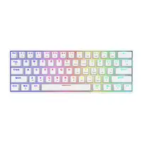 Savio WHITEOUT X2 RED teclado Universal USB QWERTY Internacional de EE.UU. Blanco Savio WHITEOUT X2 RED teclado Universal USB QWERTY Internacional de EE.UU. Blanco