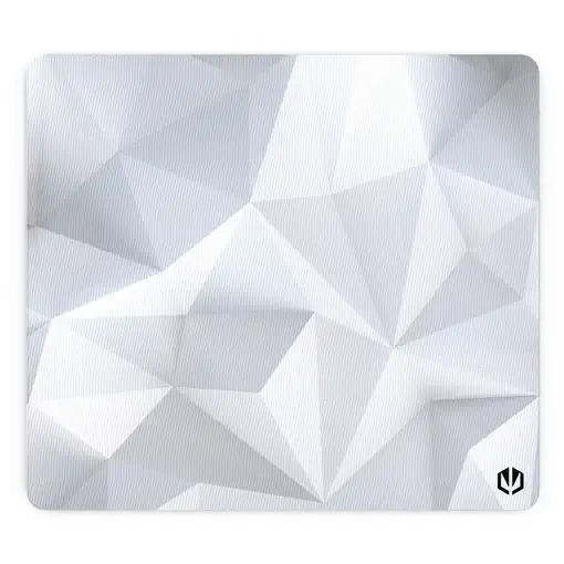 ENDORFY Crystal Onyx White L Alfombrilla de ratón para juegos Negro, Blanco