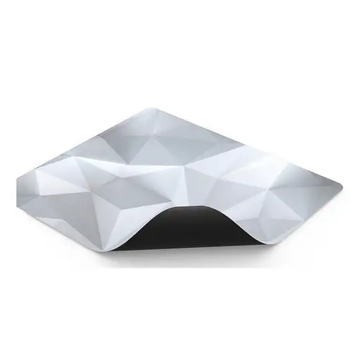 ENDORFY Crystal Onyx White L Alfombrilla de ratón para juegos Negro, Blanco