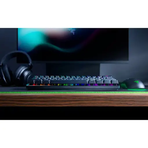 Razer Huntsman Mini teclado Juego USB QWERTY Internacional de EE.UU. Negro