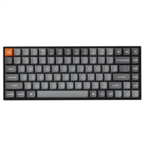 Keychron K2 Max teclado Universal USB + RF Wireless + Bluetooth Negro, Gris