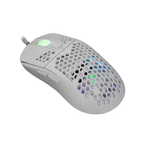 White Shark GALAHAD White ratón Juego Ambidextro USB tipo A Óptico 7200 DPI