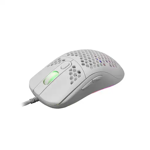 White Shark GALAHAD White ratón Juego Ambidextro USB tipo A Óptico 7200 DPI