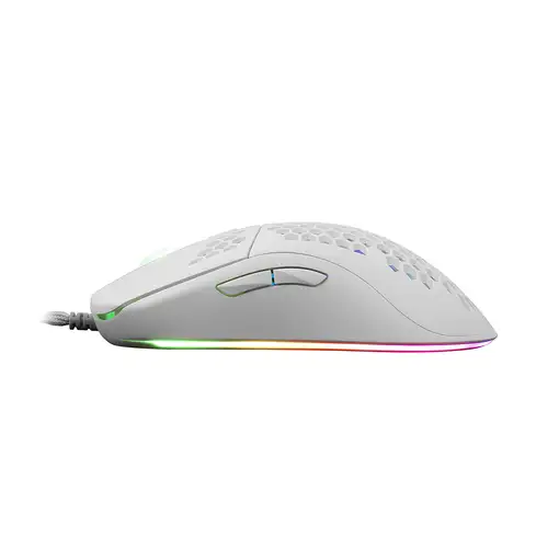 White Shark GALAHAD White ratón Juego Ambidextro USB tipo A Óptico 7200 DPI
