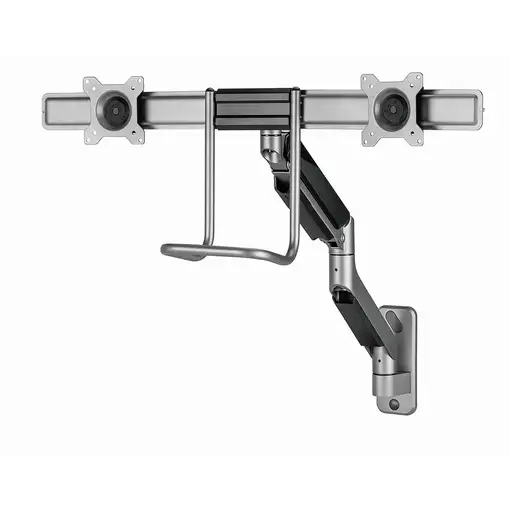 Gembird Laikiklis Adjustable wall 2-display mounting arm 17-32inch iki 8kg