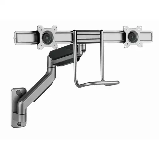 Gembird Laikiklis Adjustable wall 2-display mounting arm 17-32inch iki 8kg