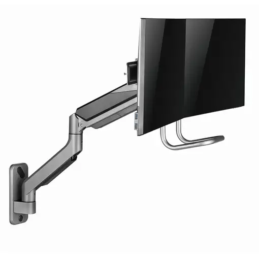Gembird Laikiklis Adjustable wall 2-display mounting arm 17-32inch iki 8kg
