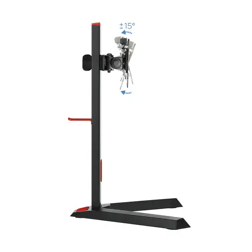 TooQ DB1401TN-B soporte para monitor 81,3 cm (32") Escritorio Negro, Rojo