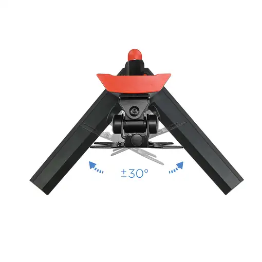 TooQ DB1401TN-B soporte para monitor 81,3 cm (32") Escritorio Negro, Rojo