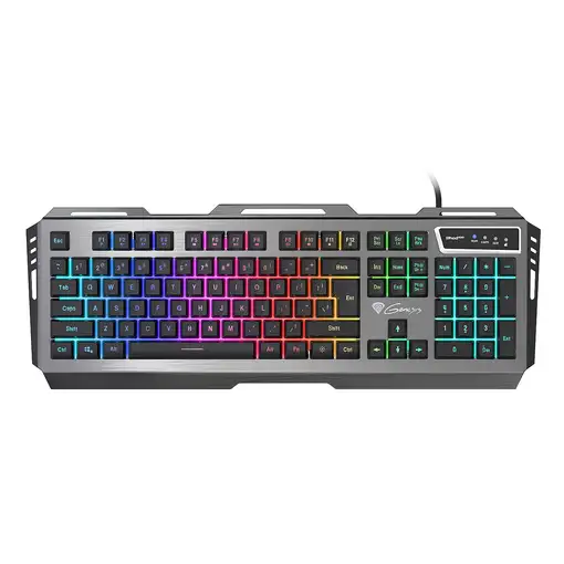 GENESIS Rhod 420 RGB teclado Juego USB QWERTY Internacional de EE.UU. Negro