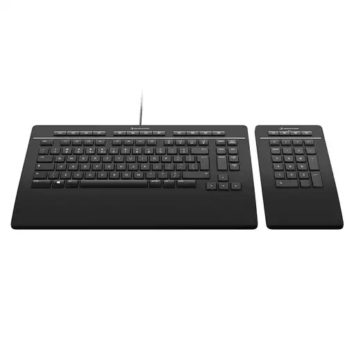 3Dconnexion Keyboard Pro with Numpad teclado Oficina USB + RF Wireless + Bluetooth