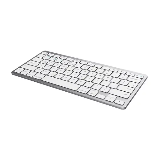 Trust 24651 teclado Universal Bluetooth QWERTY Inglés de EE. UU. Plata