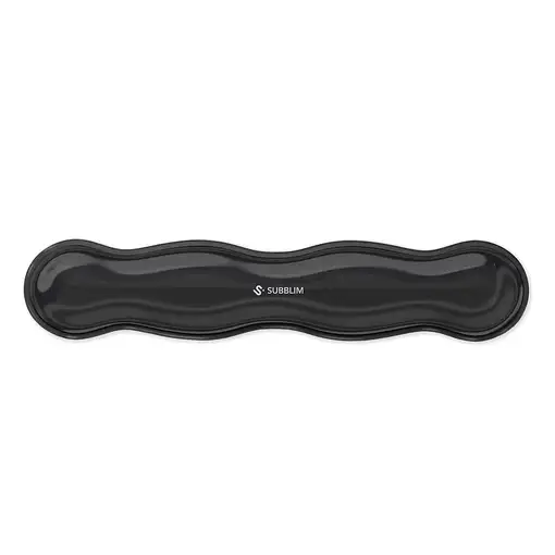 SUBBLIM Ergo Crystal Flex descansa muñecas Gel Negro