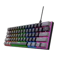 Trust GXT 867 Acira teclado Juego USB QWERTY Inglés de EE. UU. Negro