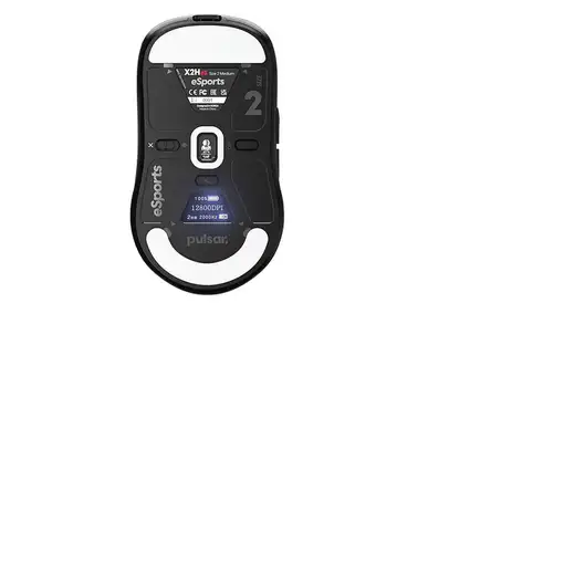PULSAR X2H v3 eS Medium ratón Juego Ambidextro RF Wireless + USB Type-C Óptico 320