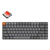 Keychron K3 Max teclado Hogar / Oficina USB + RF Wireless + Bluetooth Inglés Gris