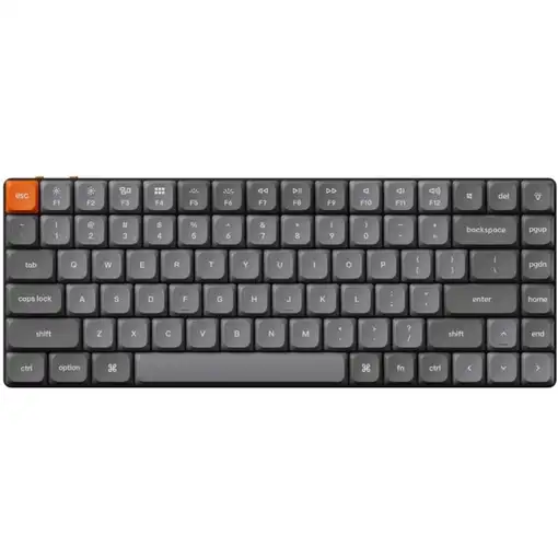 Keychron K3 Max teclado Hogar / Oficina USB + RF Wireless + Bluetooth Inglés Gris