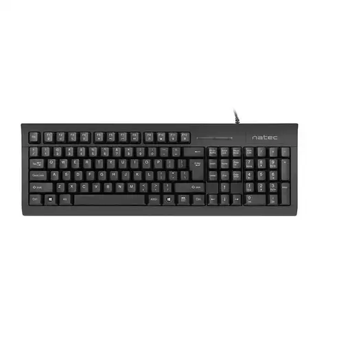 NATEC MORAY teclado Hogar / Oficina USB QWERTY Internacional de EE.UU. Negro