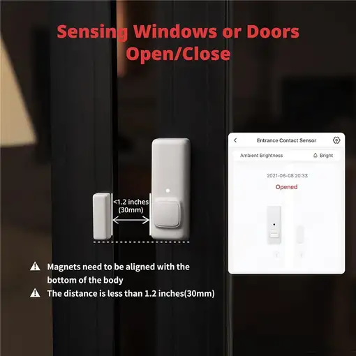 SwitchBot W1201500 sensor de puerta / ventana Inalámbrico Puerta/ventana Blanco