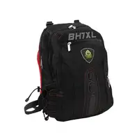 KeepOut BK7RXL mochila Negro, Rojo Imitación piel, Nylon