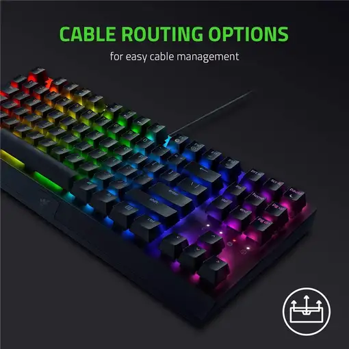 Razer Blackwidow V3 Tenkeyless teclado Juego USB QWERTY Inglés de EE. UU. Negro