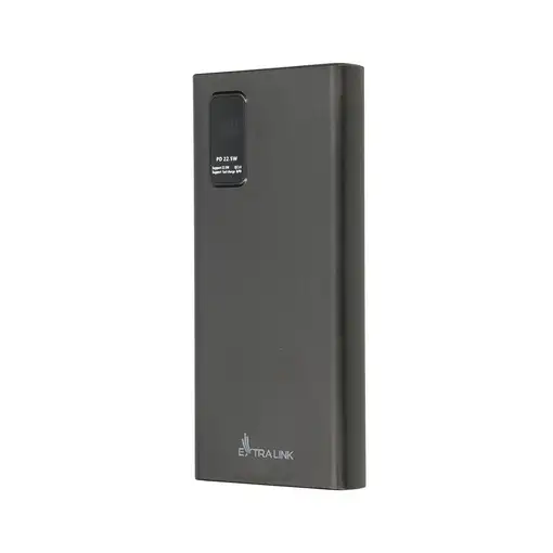 Extralink Powerbank EPB-067B 10000mAh Negro Power bank, Fast Charging, USB-C