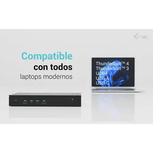 i-tec Universal 5x 4K/60Hz Display Docking Station + Power Delivery 100W