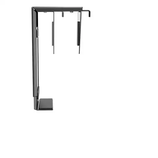 Fellowes 100136875 soporte de CPU Soporte para instalación de CPU bajo mesa Negro