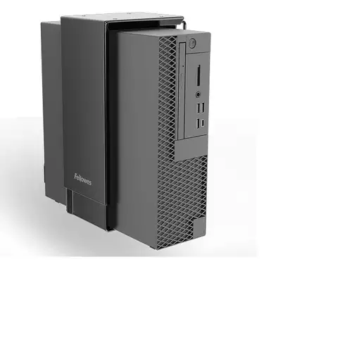 Fellowes 100136875 soporte de CPU Soporte para instalación de CPU bajo mesa Negro