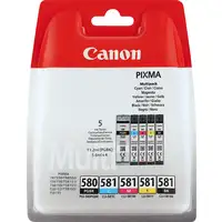 Canon PGI-580/CL-581 cartucho de tinta 5 pieza(s) Original Rendimiento estándar Ne