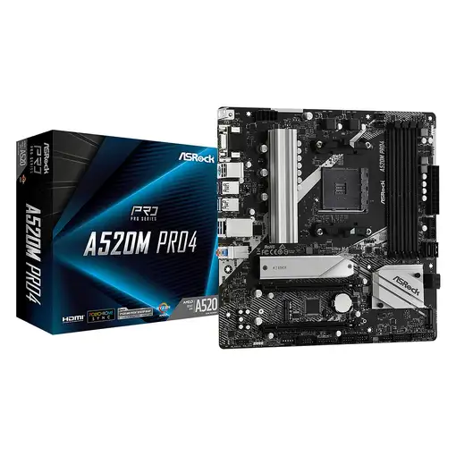 Asrock A520M Pro4 Zócalo AM4 micro ATX