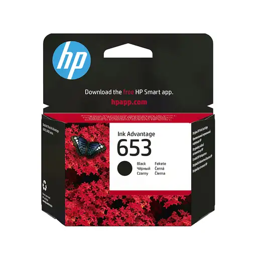 HP Cartucho de tinta Original Advantage 653 negro
