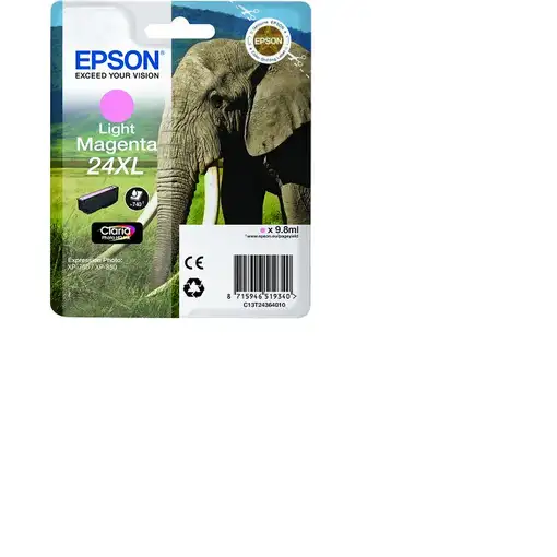 Epson Elephant Cartucho 24XL magenta claro