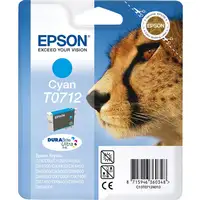Epson Cheetah Cartucho T0712 cian