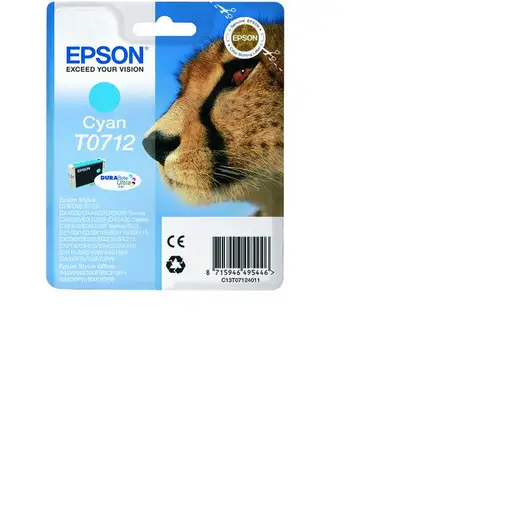 Epson Cheetah Cartucho T0712 cian