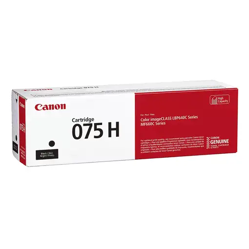 Canon 075 H cartucho de tóner 1 pieza(s) Original Negro