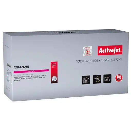 Activejet Cartucho de tóner ATB-426MN (repuesto Brother TN-426M; Supreme; 6500 pág Activejet Cartucho de tóner ATB-426MN (repuesto Brother TN-426M; Supreme; 6500 pág
