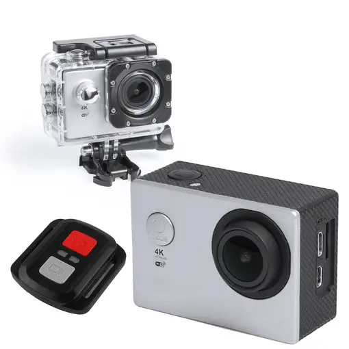 Cámara Deportiva de acción Klack Pro 4K Gris Con Mando