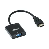 i-tec HDMI2VGAADA adaptador de cable de vídeo 0,15 m HDMI VGA Negro