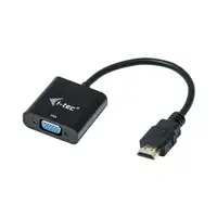 i-tec HDMI2VGAADA adaptador de cable de vídeo 0,15 m HDMI VGA Negro