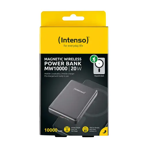 Intenso Batería Externa Magnética MW10000 10000 mAh – Compatible con MagSafe
